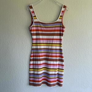 ROXY stripped ribbed knit dress